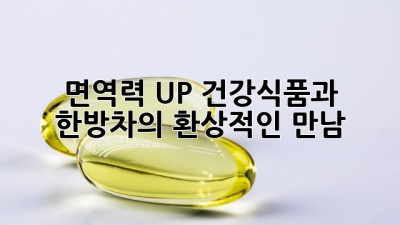면역력 UP! 건강식품과 한방차의 환상적인 만남