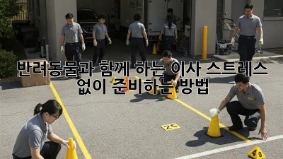 반려동물과 함께 하는 이사, 스트레스 없이 준비하는 방법